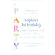 Happy Everything Die-cut Invitations Image 3 of 4